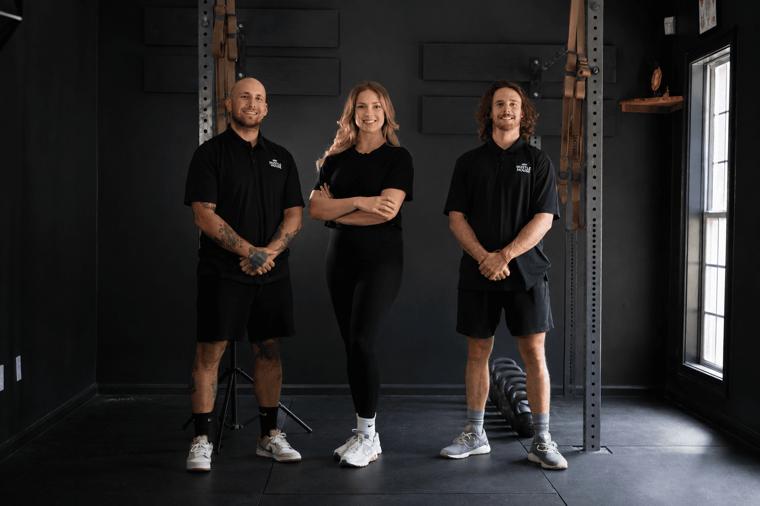 The coaching team at Hustle House Health & Wellness in Woodstock, GA