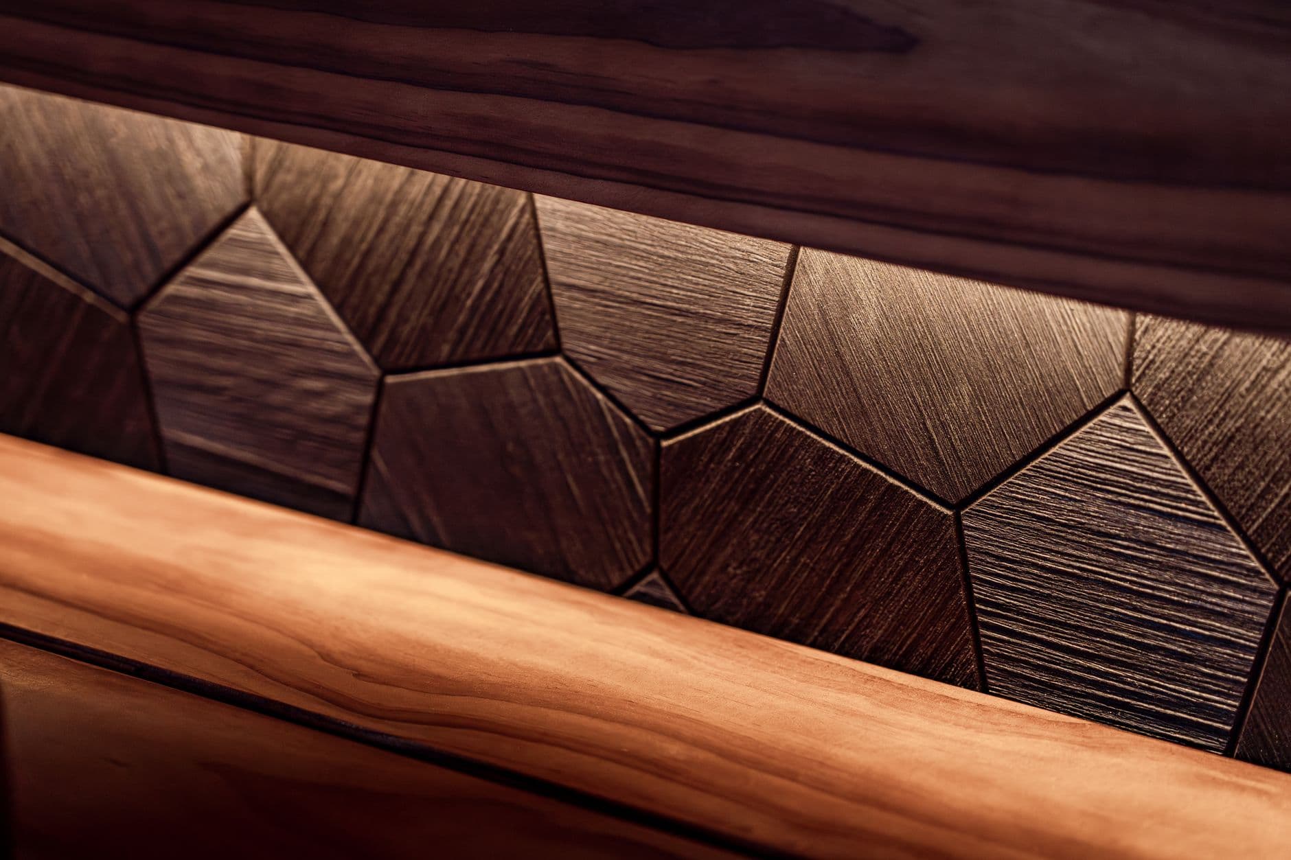 Interior of an infrared sauna with cedar panelling